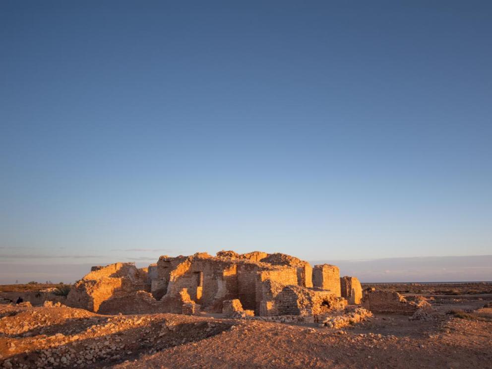 Thaenae (Sfax, Tunisie) : vue générale des Thermes des Mois / Loïc Damelet (CNRS - Centre Camille Jullian).