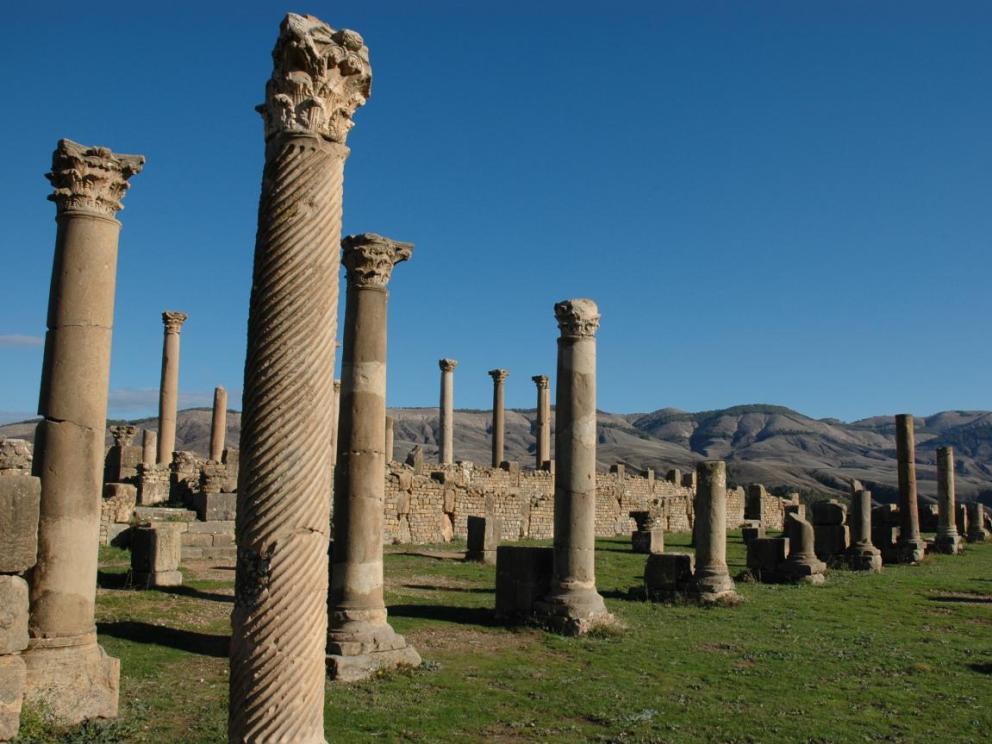Site antique de Cuicul-Djemila (Algérie) / Cliché : Daniel Istria (CNRS - LA3M).