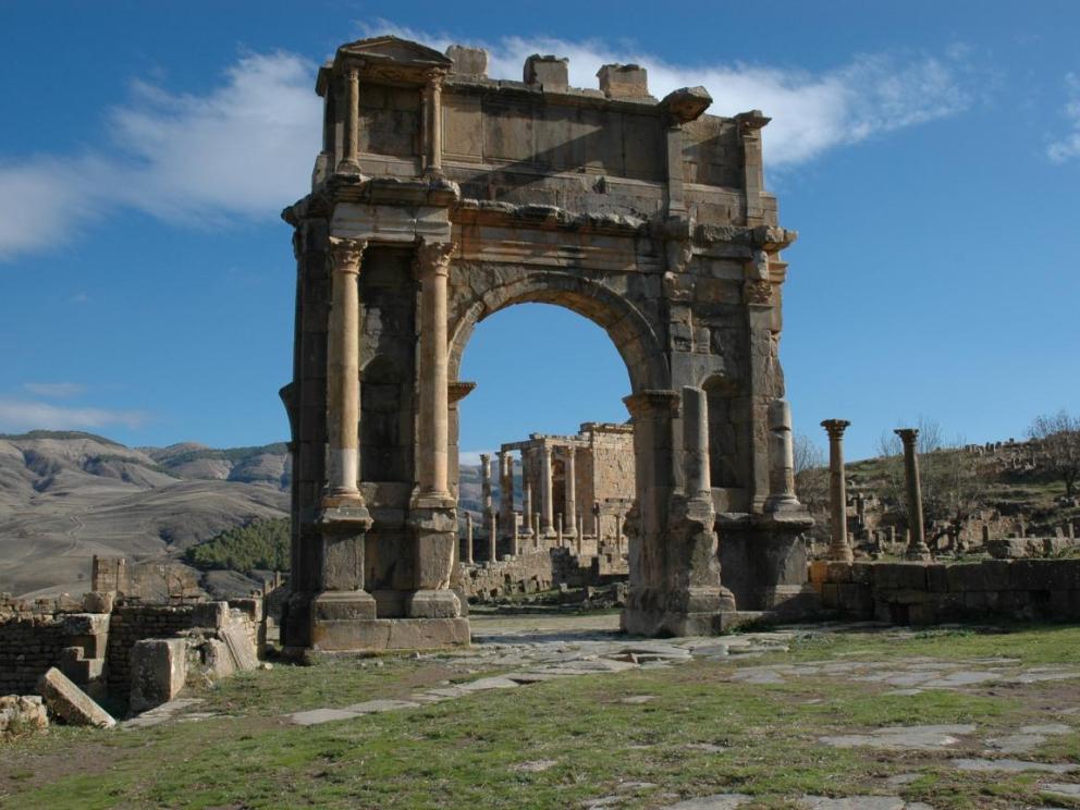 Site antique de Cuicul-Djemila (Algérie) / Cliché : Daniel Istria (CNRS - LA3M).