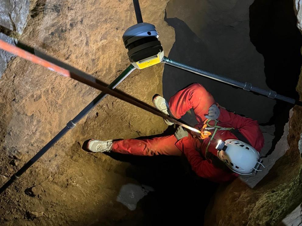 Projet ARGENTARIA (Sardaigne) - Topographie lasergrammétrique souterrain / Tous droits réservés.